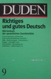 Cover von Richtiges und gutes Deutsch
