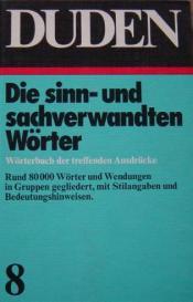 Cover von Die sinn- und sachverwandten Wörter