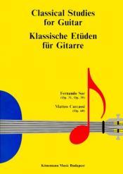 Cover von Klassische Etüden für Gitarre