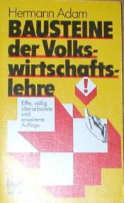 Cover von Bausteine der Volkswirtschaftslehre