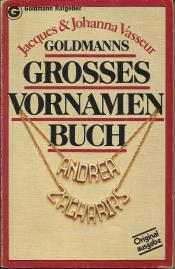 Cover von Goldmanns grosses Vornamenbuch