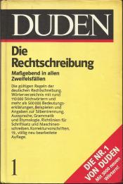 Cover von Die Rechtschreibung 1