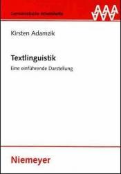 Cover von Textlinguistik