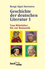 Cover von Geschichte der deutschen Literatur Band I