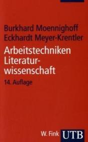 Cover von Arbeitstechniken Literaturwissenschaft