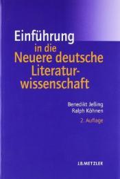 Cover von Einführung in die Neuere deutsche Literaturwissenschaft