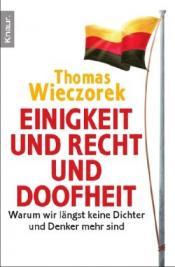 Cover von Einigkeit und Recht und Doofheit