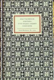 Cover von &quot;Das Tagebuch&quot; Goethes und Rilkes &quot;Sieben Gedichte&quot;