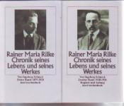 Cover von Rainer Maria Rilke. Chronik seines Lebens und seines Werkes. Erster Band 1875-1920 / Zweiter Band 1920-1926.