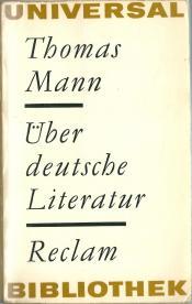 Cover von Über deutsche Literatur