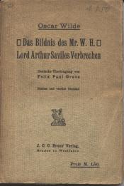 Cover von Das Bildnis des Mr. W.H./Lord Arthur Savilles Verbrechen
