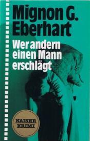 Cover von Wer andern einen Mann erschlägt