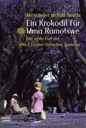 Cover von Ein Krokodil für Mma Ramotswe