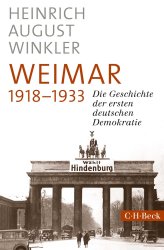 Cover von Weimar 1918 - 1933