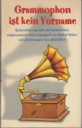 Cover von Grammophon ist kein Vorname