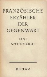 Cover von Französische Erzähler der Gegenwart