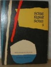 Cover von Schri Kunst Schri 5