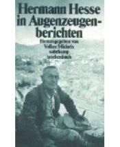 Cover von Hermann Hesse in Augenzeugenberichten