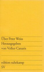 Cover von Über Peter Weiss
