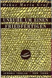 Cover von Unruhe um einen Friedfertigen