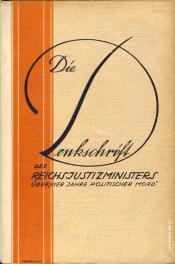 Cover von Die Denkschrift