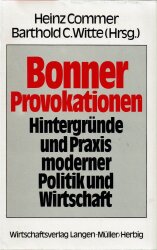 Cover von Bonner Provokationen