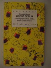 Cover von Grosz Berlin