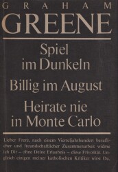 Cover von Spiel im Dunkeln / Billig im August / Heirate nie in Monte Carlo