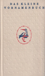 Cover von Das kleine Vornamenbuch