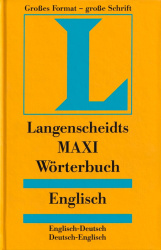 Cover von Langenscheidts Maxi-Wörterbuch Englisch