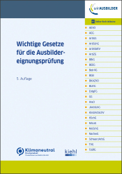 Cover von Wichtige Gesetze für die Ausbildereignungsprüfung