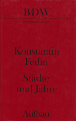 Cover von Städte und Jahre