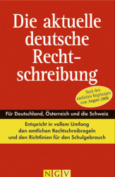 Cover von Die aktuelle deutsche Rechtschreibung