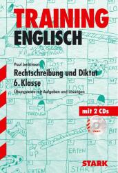 Buchcover von Englisch Training - Rechtschreibung und Diktat 6. Klasse – Übungstexte mit Aufgaben und Lösungen