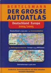 Cover von Bertelsmann - Der große Autoatlas Deutschland Europa 2004/2005
