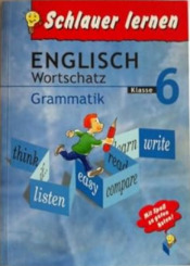 Cover von Schlauer lernen – Englisch Grammatik – Wortschatz – Klasse 6