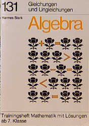Cover von Algebra - Gleichungen und Ungleichungen