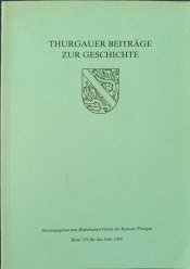 Cover von Thurgauer Beiträge zur Geschichte