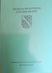 Cover von Thurgauer Beiträge zur Geschichte