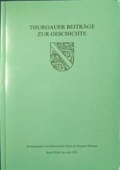 Cover von Thurgauer Beiträge zur Geschichte