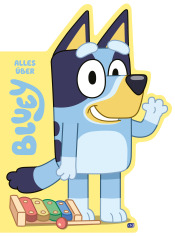 Buchcover von BLUEY – Alles über Bluey : Konturgestanztes Pappbilderbuch für Kinder ab 2 Jahren