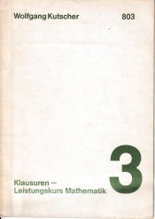 Cover von Klausuren - Leistungskurs Mathematik 3