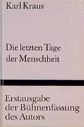 Cover von Die letzten Tage der Menschheit