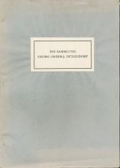 Cover von Die Sammlung Georg Oeder, Düsseldorf