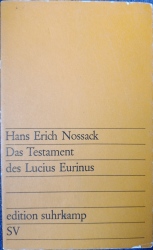 Cover von Das Testament des Lucius Eurinus