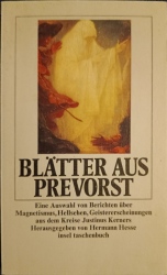 Cover von Blätter aus Prevorst