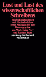 Cover von Lust und Last des wissenschaftlichen Schreibens