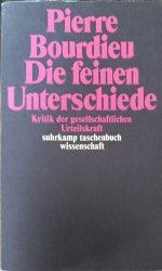 Cover von Die feinen Unterschiede