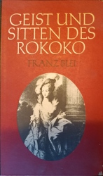 Cover von Geist und Sitten des Rokoko