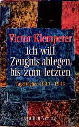 Cover von Ich will Zeugnis ablegen bis zum letzten